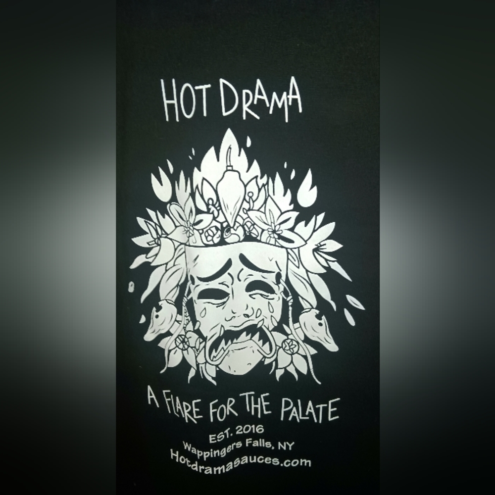 Hot Drama Hot Sauce Crying Jester Wappingers Falls New York T-Shirt Men's Large